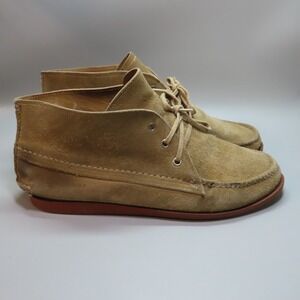 Quoddy J Crew Suede Roughout Chukka Moccasin Booty Mens 11 READ